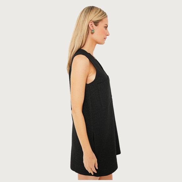 Pomander Place by Tuckernuck | Black Textured Myla Romper | Large - Picture 7 of 15